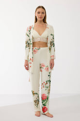 Women's Gown, Bralet & Pants Set