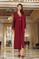 Cotton 6-Piece Bridal Gown and Nightgown Set
