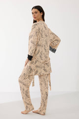 Women's Gown, Camisole & Pants Set