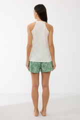Women's Sleeveless T-Shirt & Shorts Set