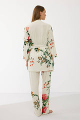 Women's Gown, Bralet & Pants Set