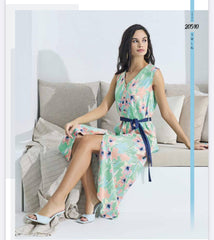 Gizzey Floral Women's Belt Shirt Dress-20510