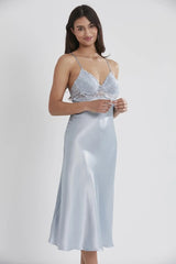 Pierre Cardin Women's Satin Lace Nightgown 900