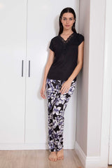 WOMEN'S T-SHIRT AND TROUSER SET - 20033