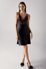 Perin Satin Nightgown Set 4 Pcs – 5000