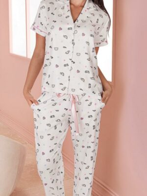 Espuare Printed Pajama Set-11003
