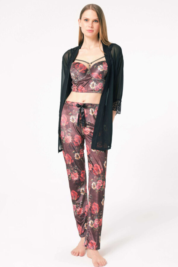 Anil Women's Pajamas 3 Pcs Set-5683